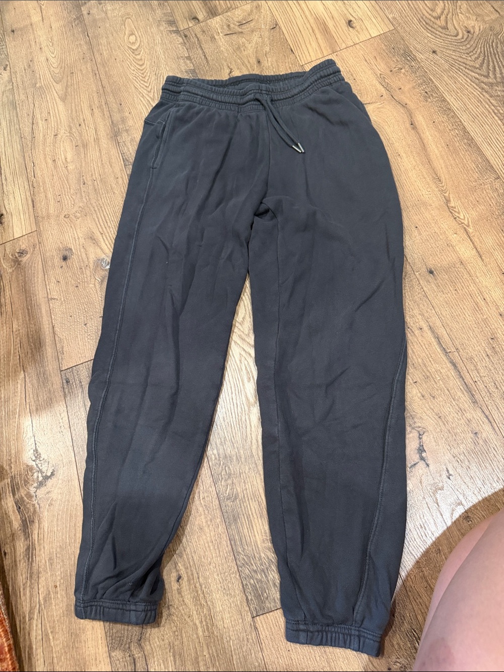 Aerie gray washed Drawstring Jogger Pants